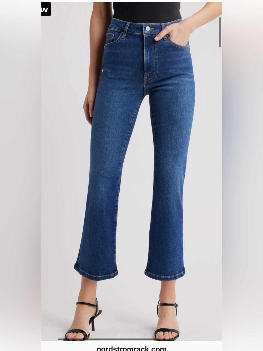 FRAME Le High Flare Jeans in Blue Waist 27 NWT
